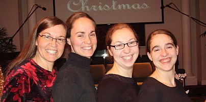 Karen with her girls